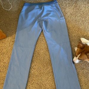 FIGS Heather Indigo scrub pants